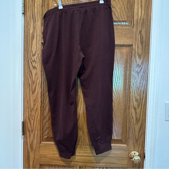 Brown Jogger Pants with Drawstring - Picture 2 of 2